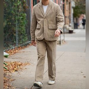 Knickerbocker • Khaki Corduroy Town Trouser Pants Size 36